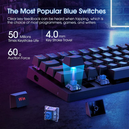 Teclado Mechanical Gamer RGB